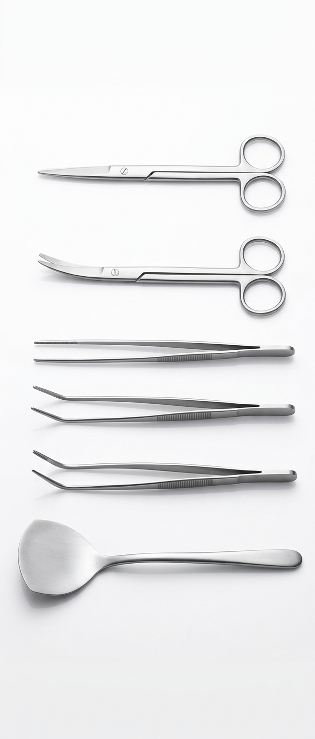 6-Piece Professional Stainless Steel Aquascaping Tool Kit