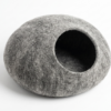 Modern Hand-Felted Wool Cat Cave Bed
